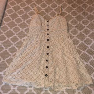 Cream lace dress
